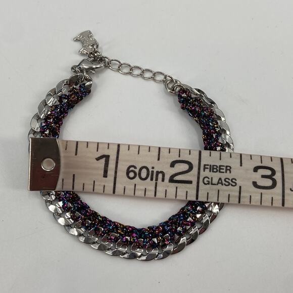 Agatha multi colored detail chain bracelet - Picture 5 of 7